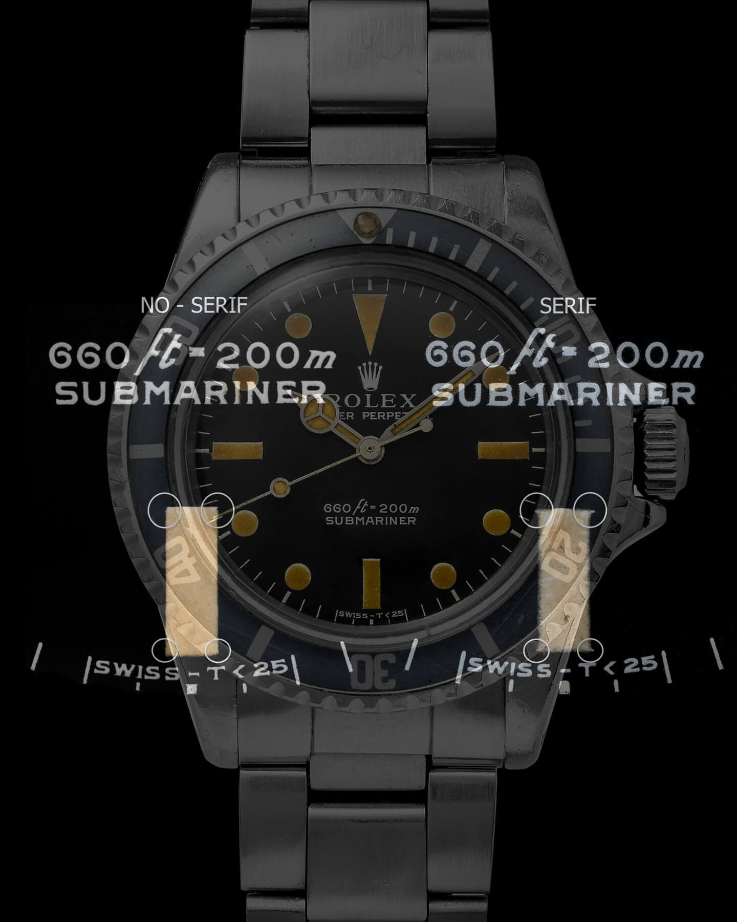 I Quadranti Serif e No-Serif dei Rolex Submariner 5513