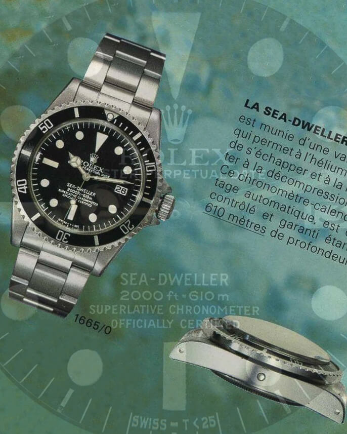 Un approfondimento sui quadranti “Scritte Bianche” del Rolex Seadweller ref.1665