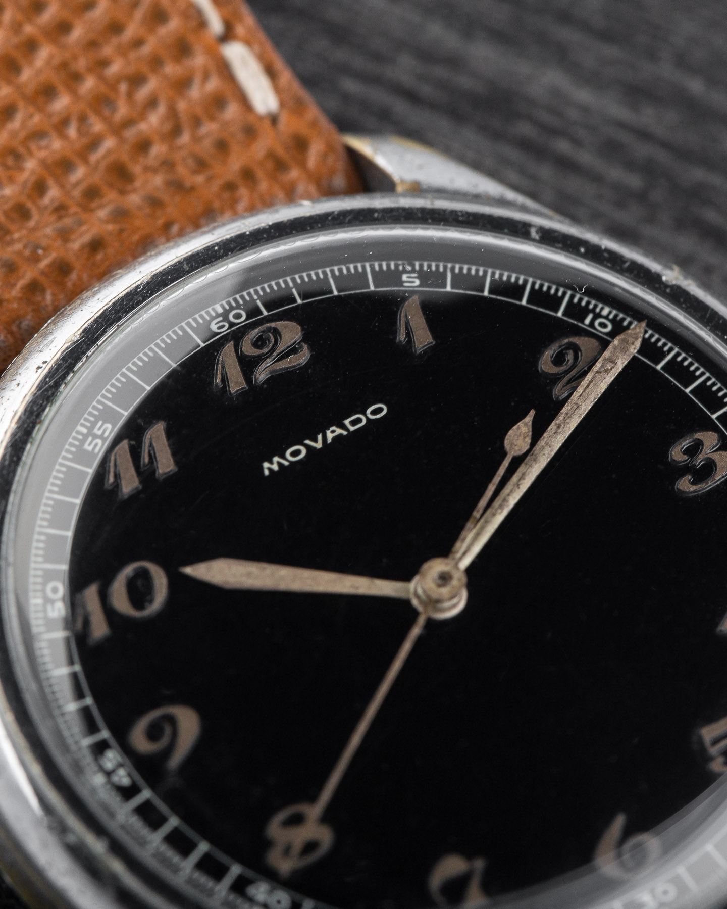 Movado Pilot Watch Breguet Numerals