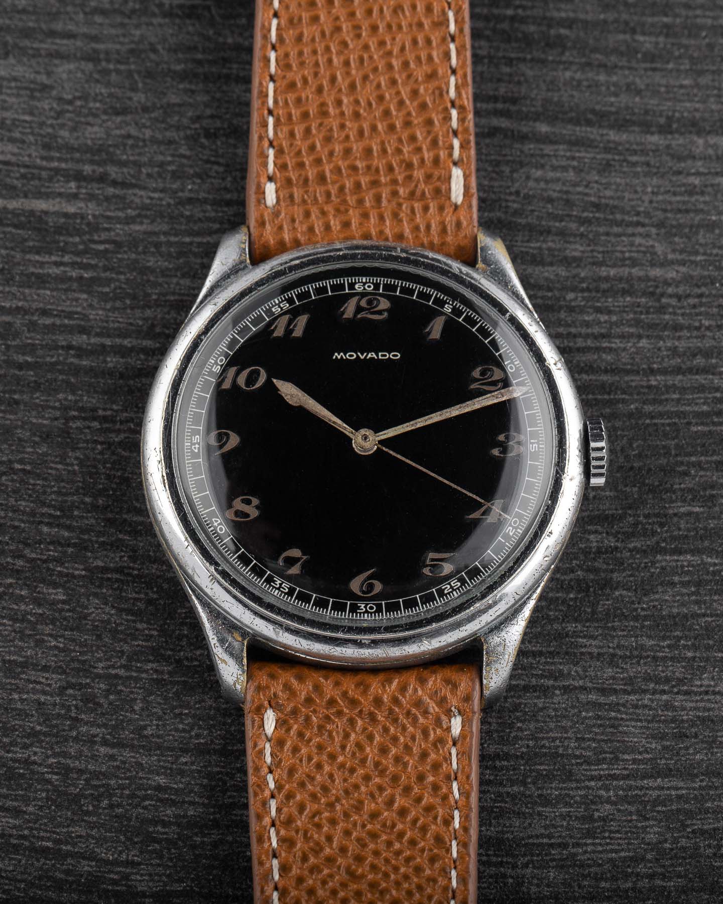 Movado Pilot Watch Breguet Numerals